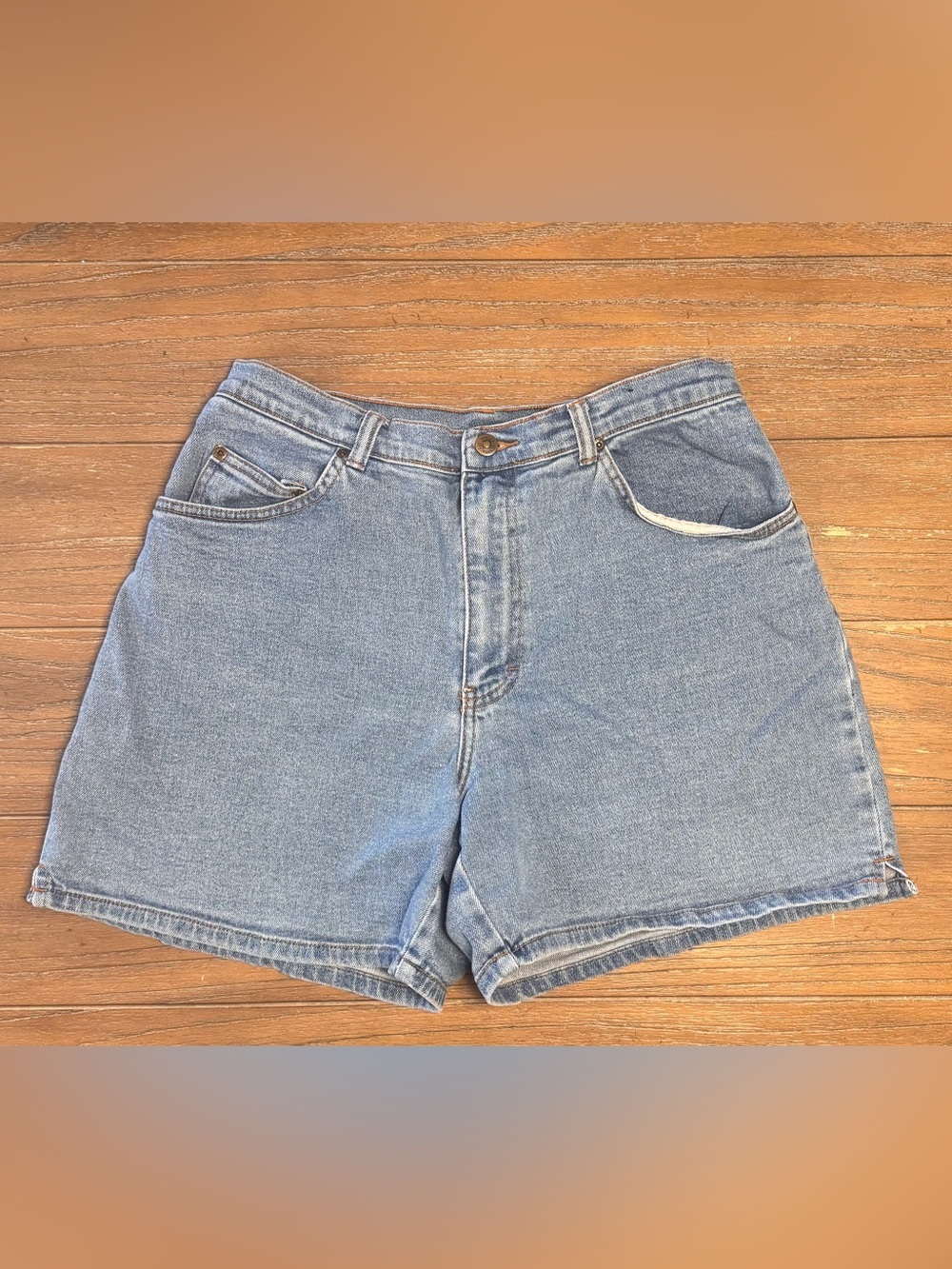 Style & Co. Light Wash High-Rise Denim Shorts #47